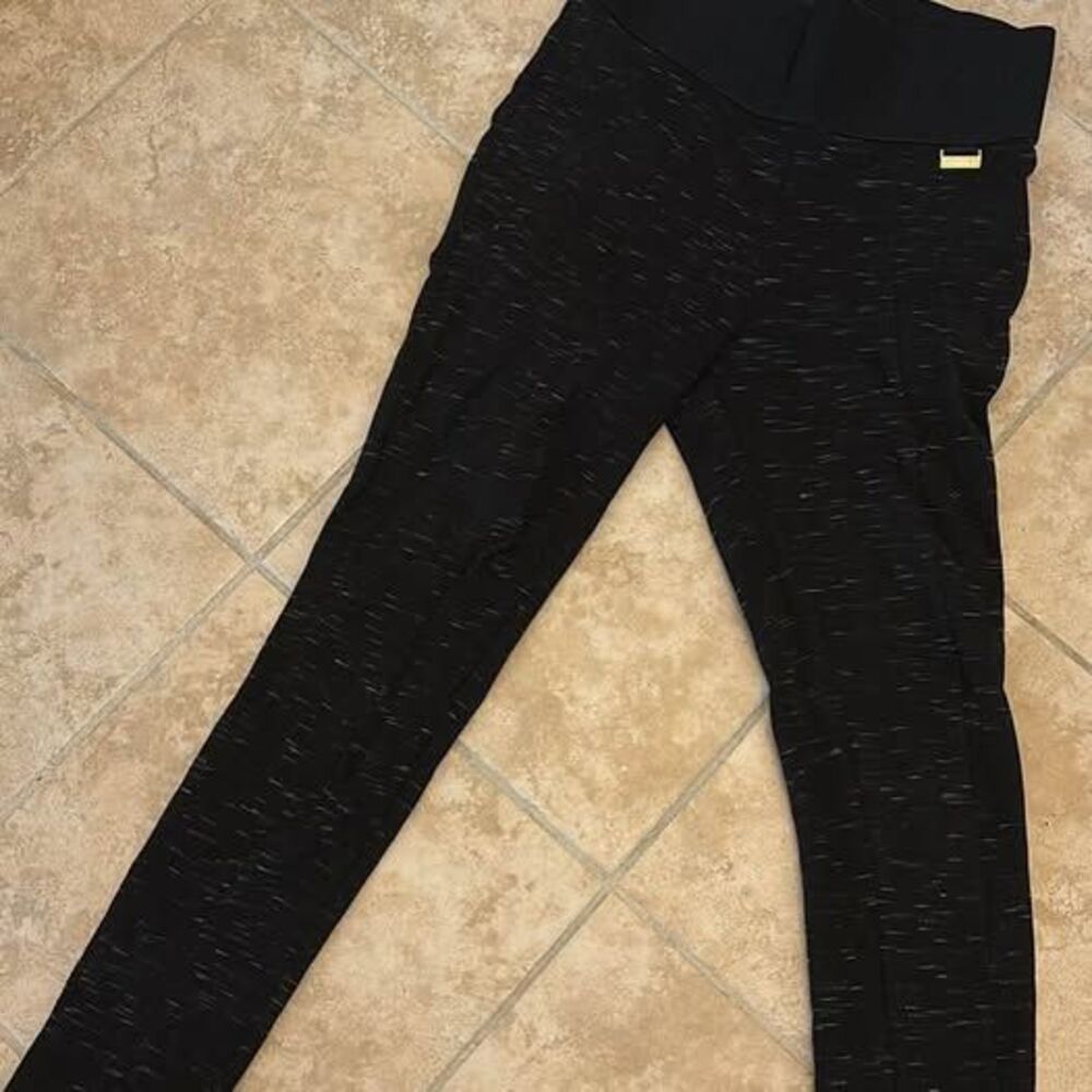 Calvin Klein Black Speckled Power Stretch Leggings S/P